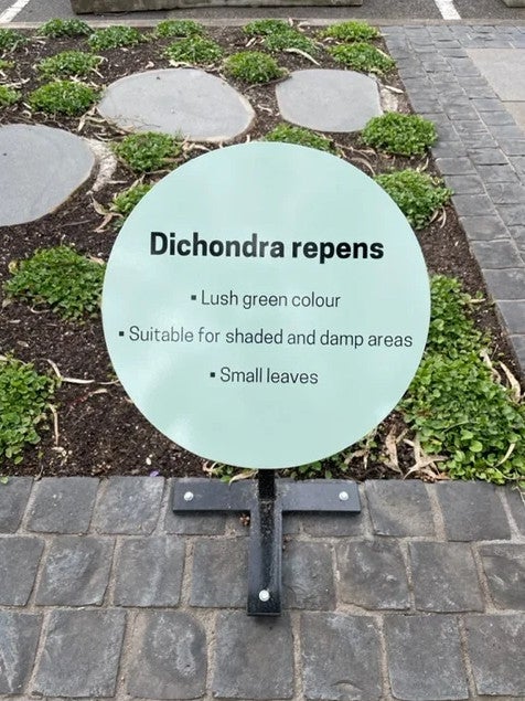 Graphics for Round Metal Panels - The Greenery Garden & Home - Heidelberg.