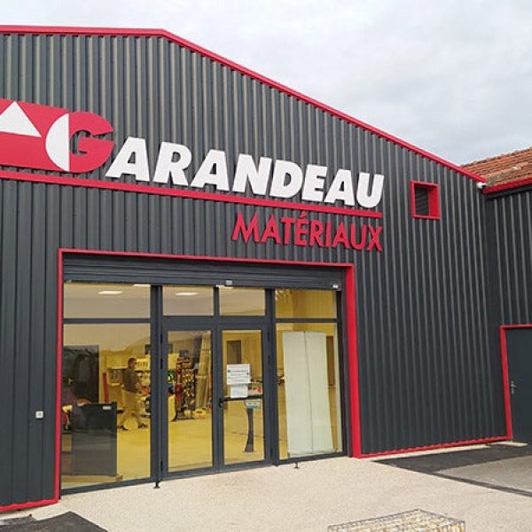 Logo et lettres en relief PVC 19mm