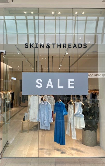 3D Signs & Lettering - Skin & Threads - Chadstone.