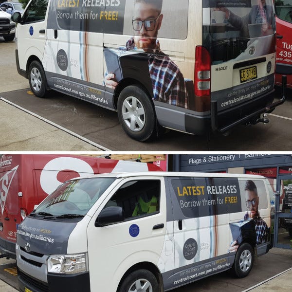 Central Coast Council Library Van (Toyota HiAce)