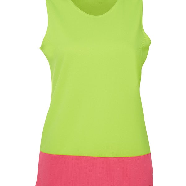 Custom JB's Hi Vis Ladies Traditional Singlet