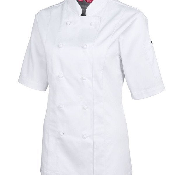 Custom Ladies S/S Vented Chef's Jacket