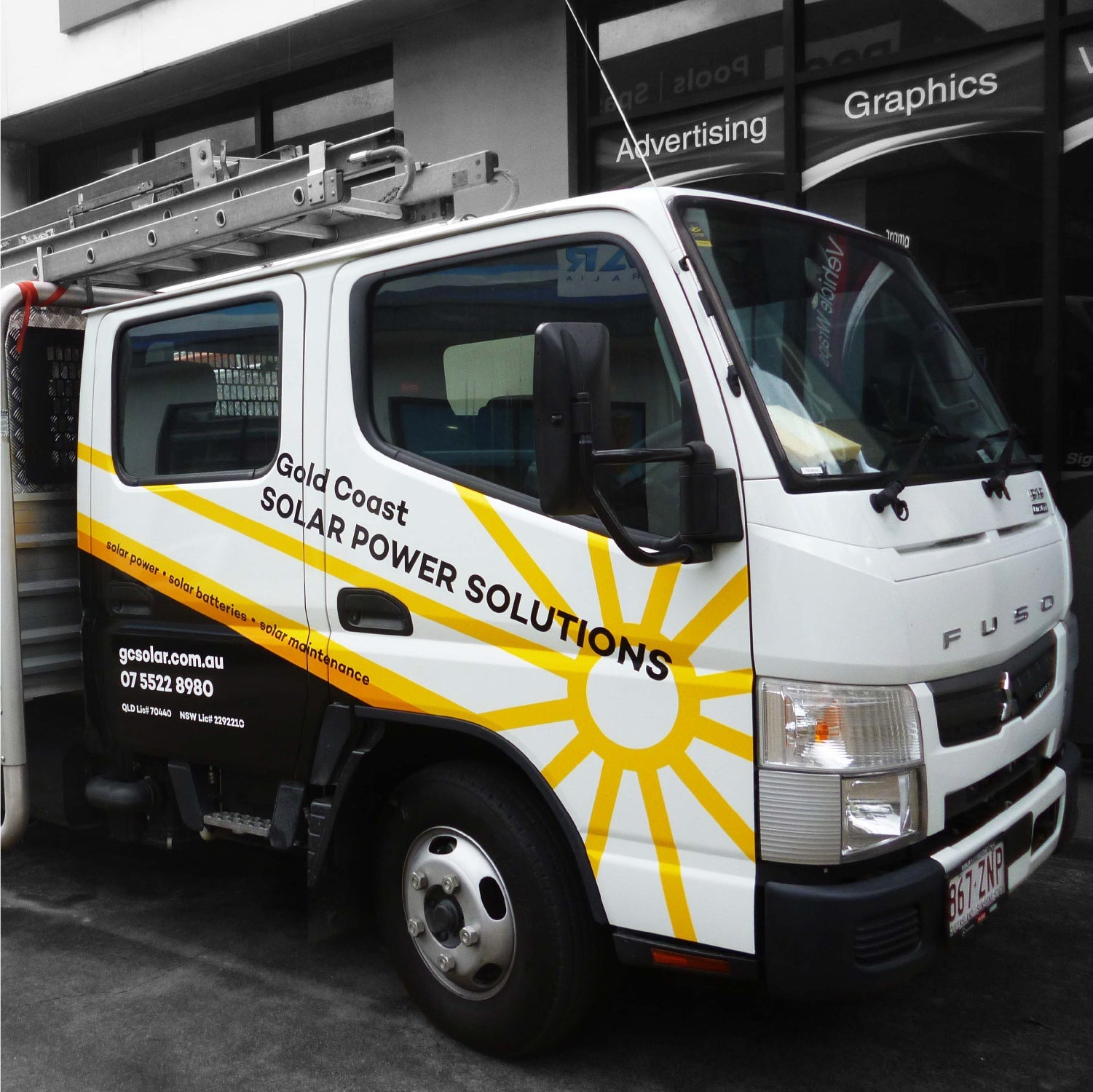 We don't just do car wraps we do Truck Graphics at Signarama Burleigh Heads