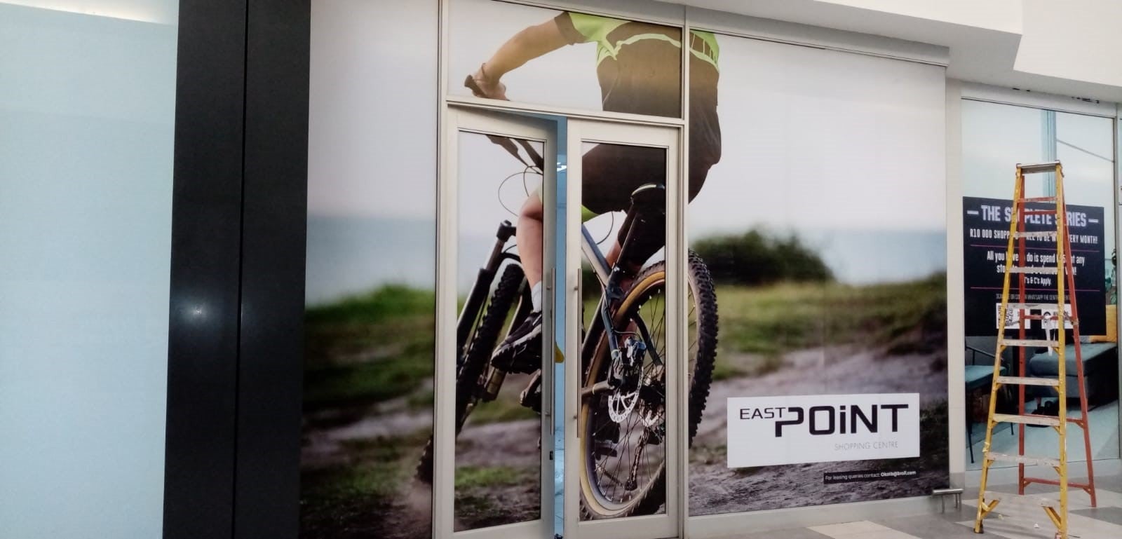 East Point Mall Window Dressing