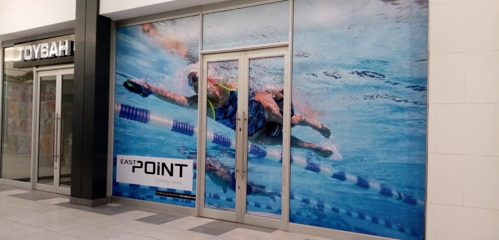 East Point Mall Window Dressing