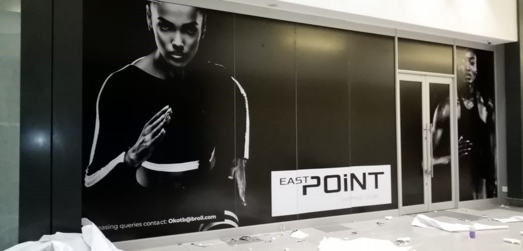 East Point Mall Window Dressing
