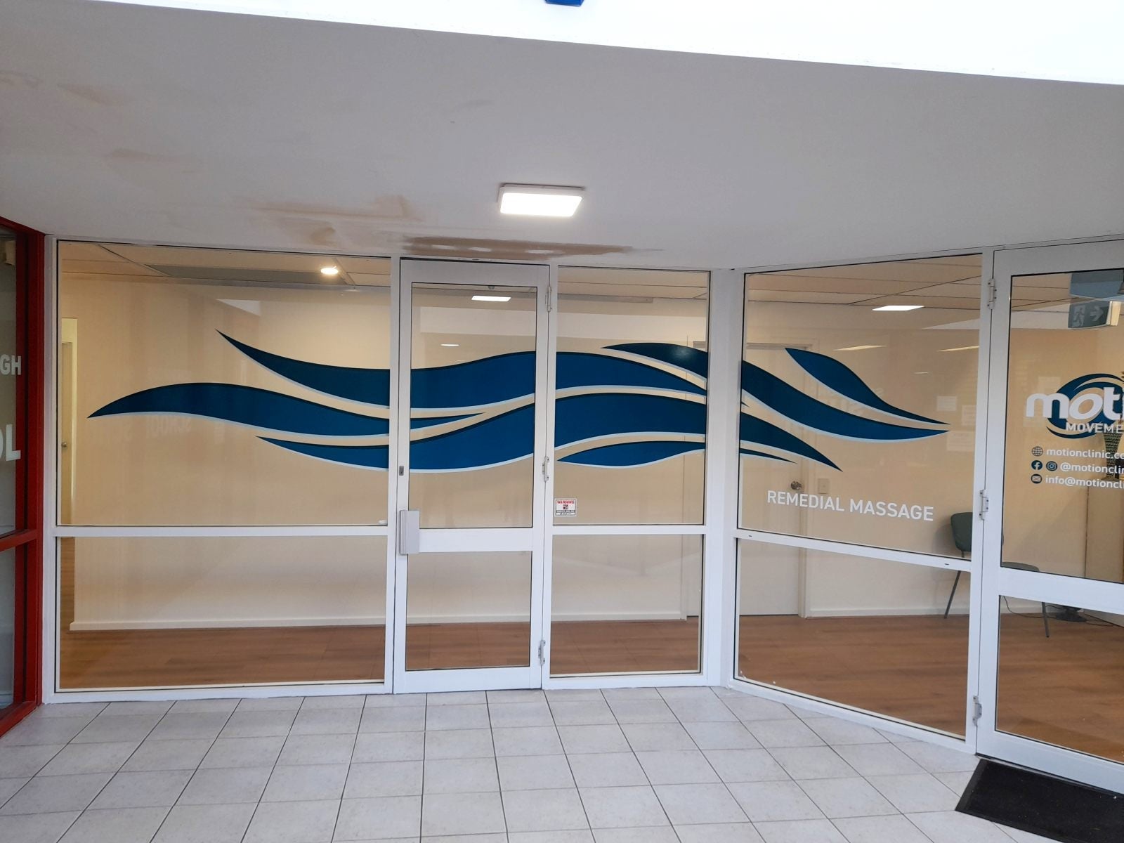 Motion Movement Building Signage