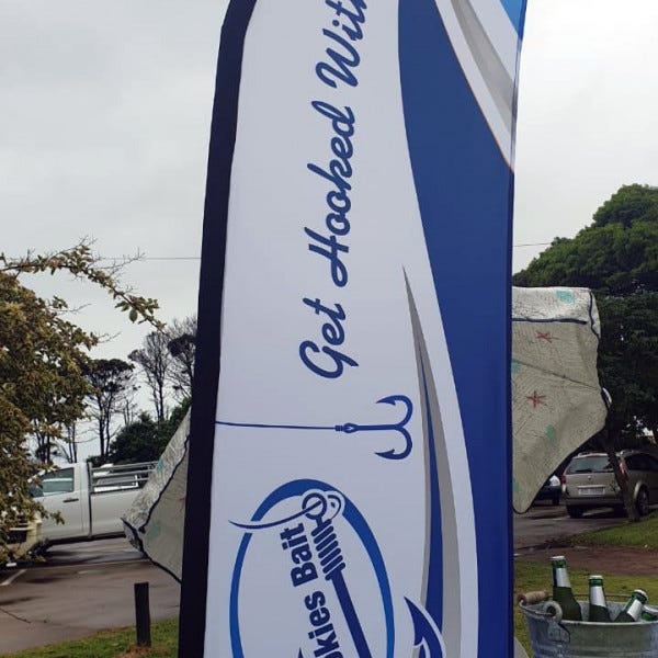 Sharkfin Banner - promotional signage