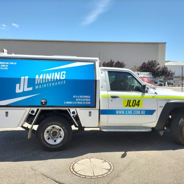 Cab and Canopy Wrap for JL Mining