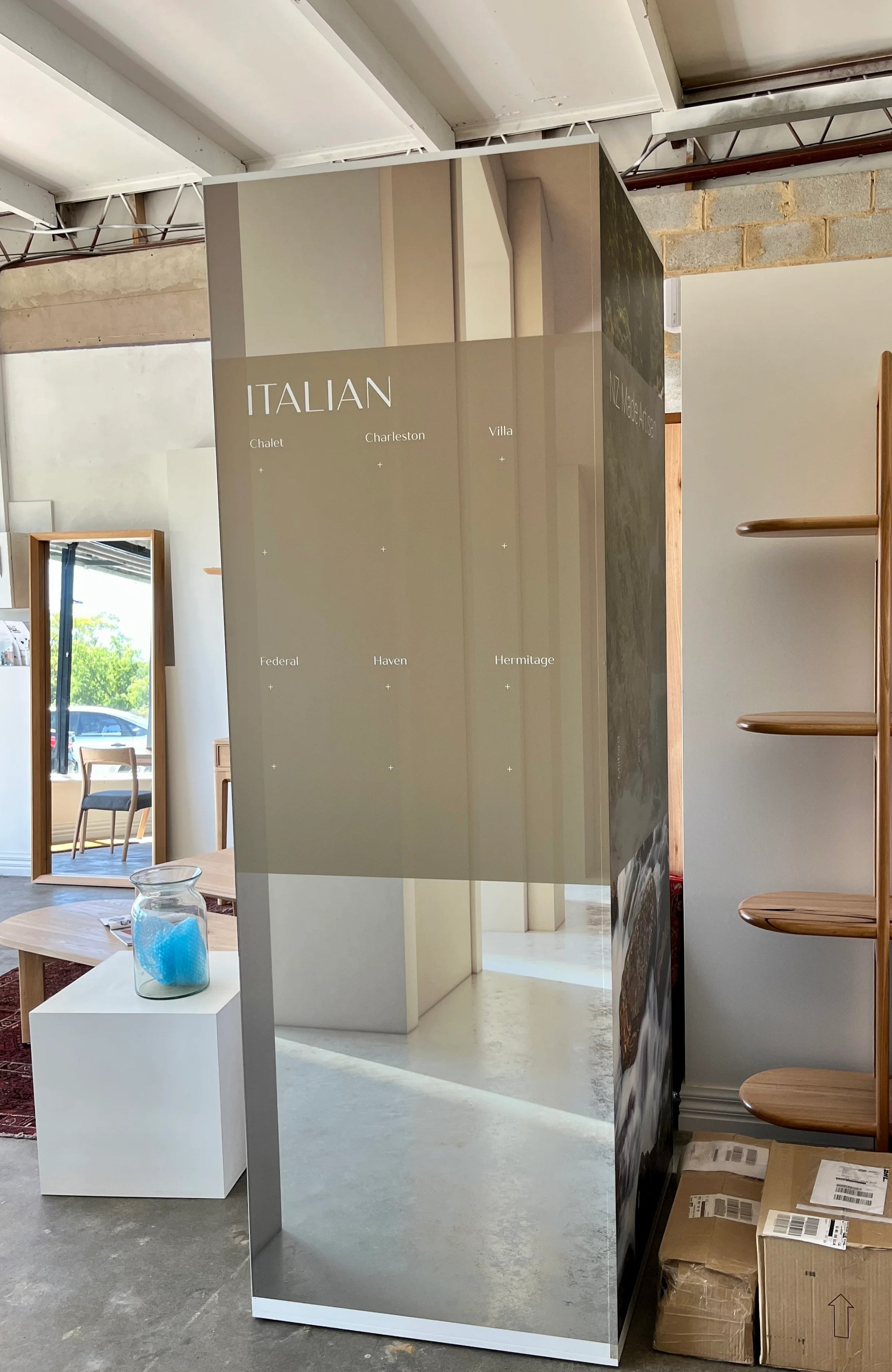 Display Tower Graphics - Windsor Architectural Hardware