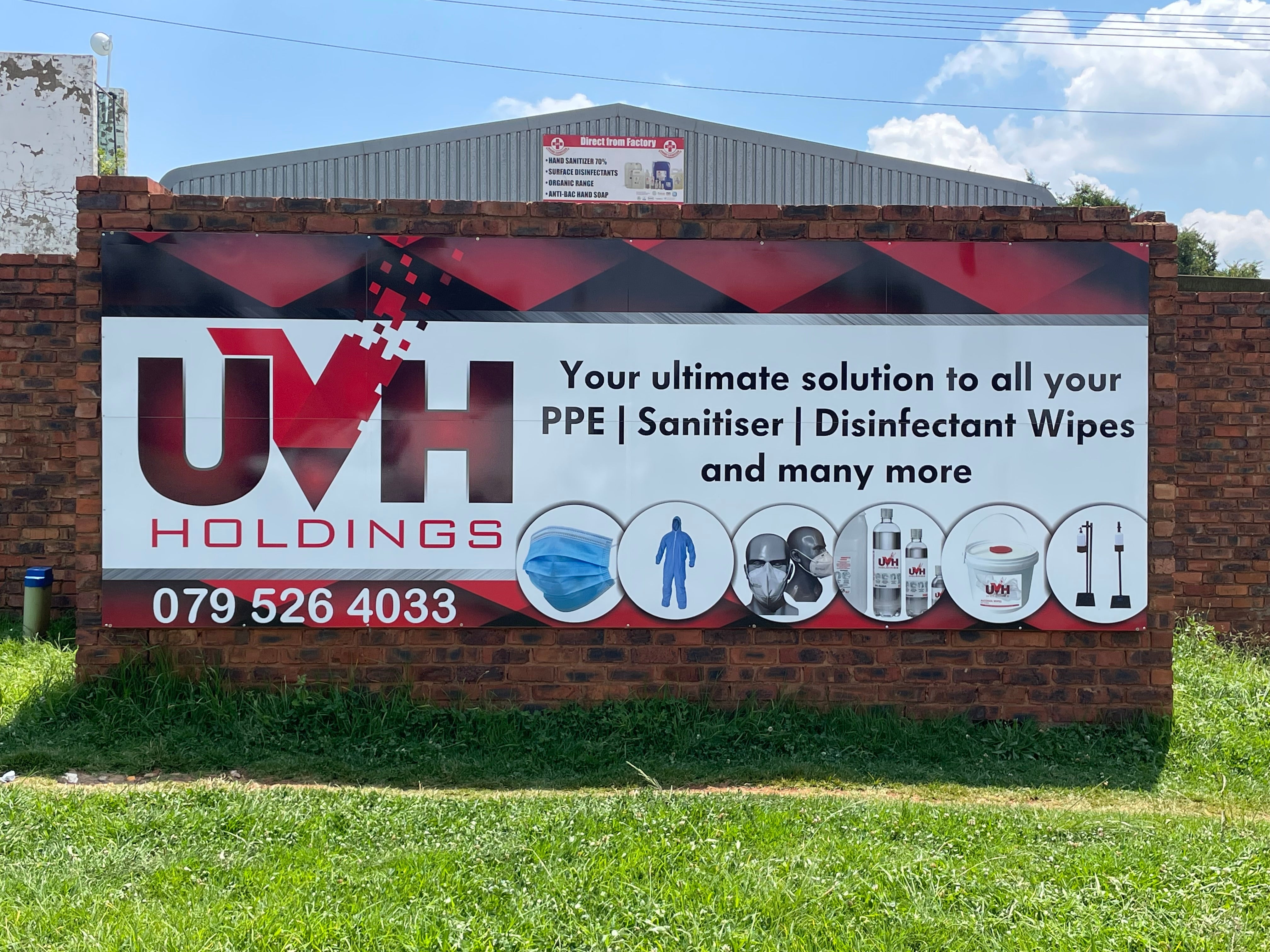 New Primary Signage for UVH Holdings