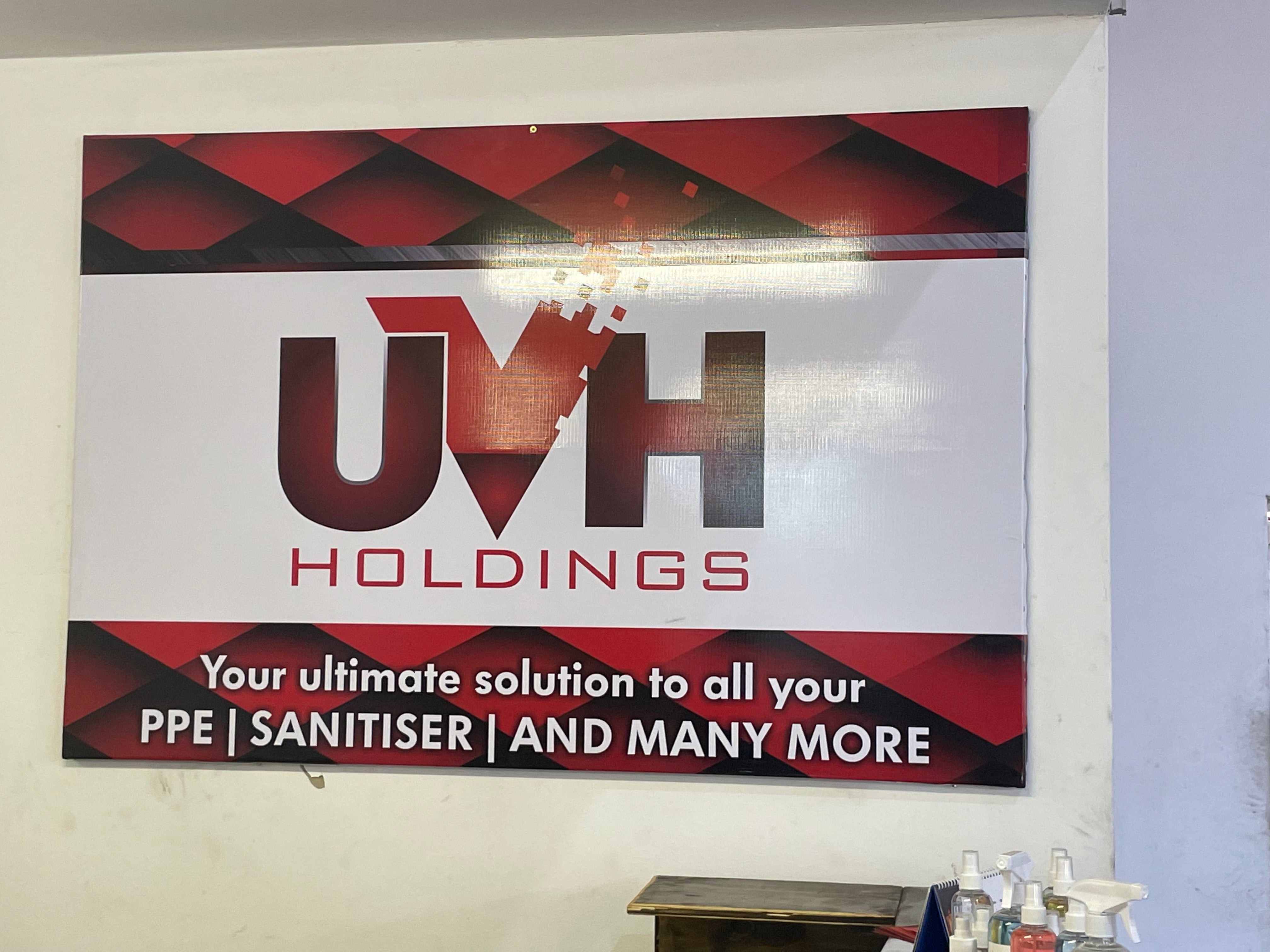 New Primary Signage for UVH Holdings