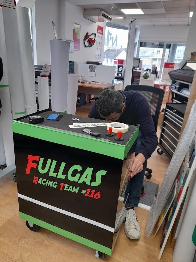 #covering #adhésifs #signalétique #circuit #24h #lemans #déco #moto #stand #signaramalemans #signarama