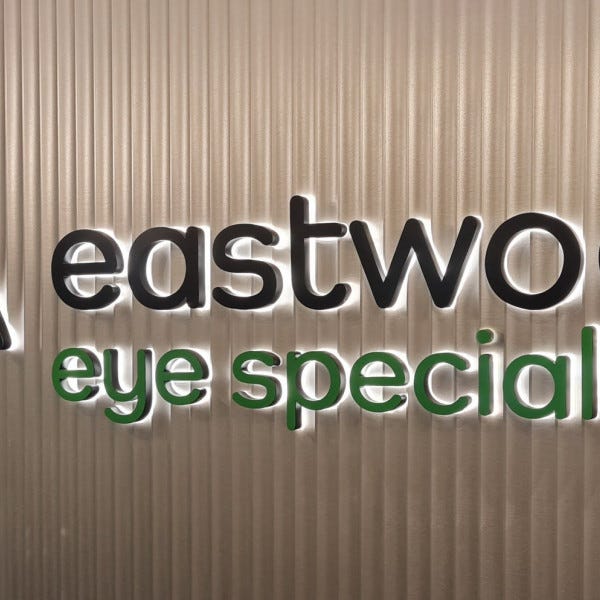 Backlit Reception Signage