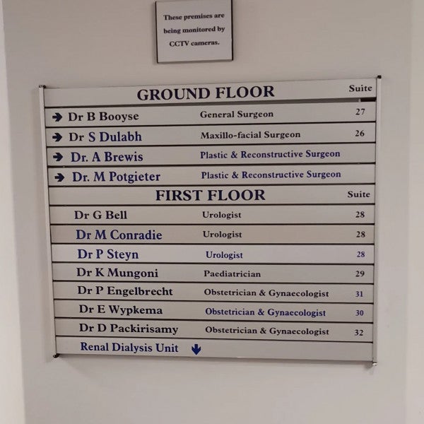 Hospital Signage