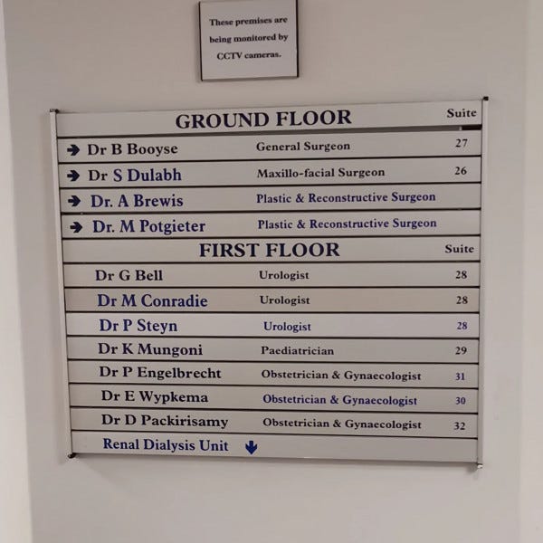 Hospital Signage