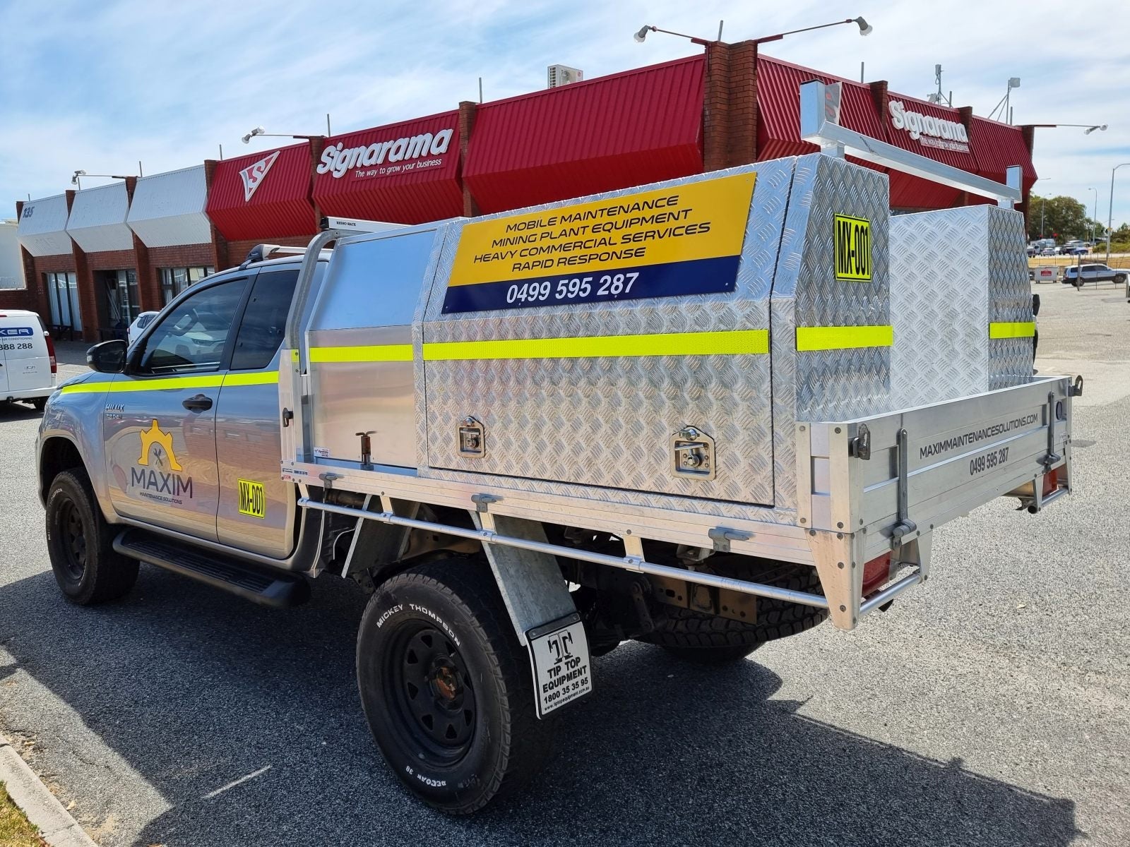 Maxim Maintenance Solutions Mine Spec Vehicle