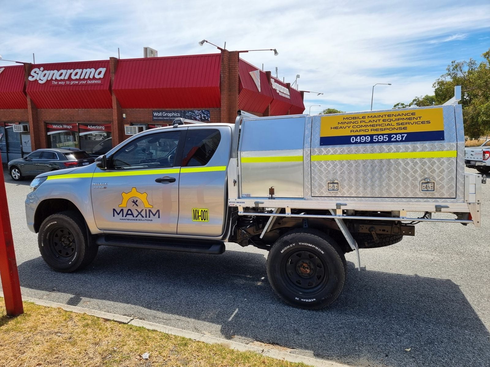 Maxim Maintenance Solutions Mine Spec Vehicle