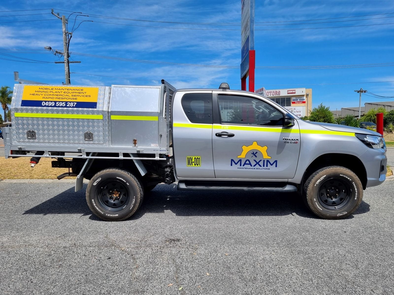Maxim Maintenance Solutions Mine Spec Vehicle