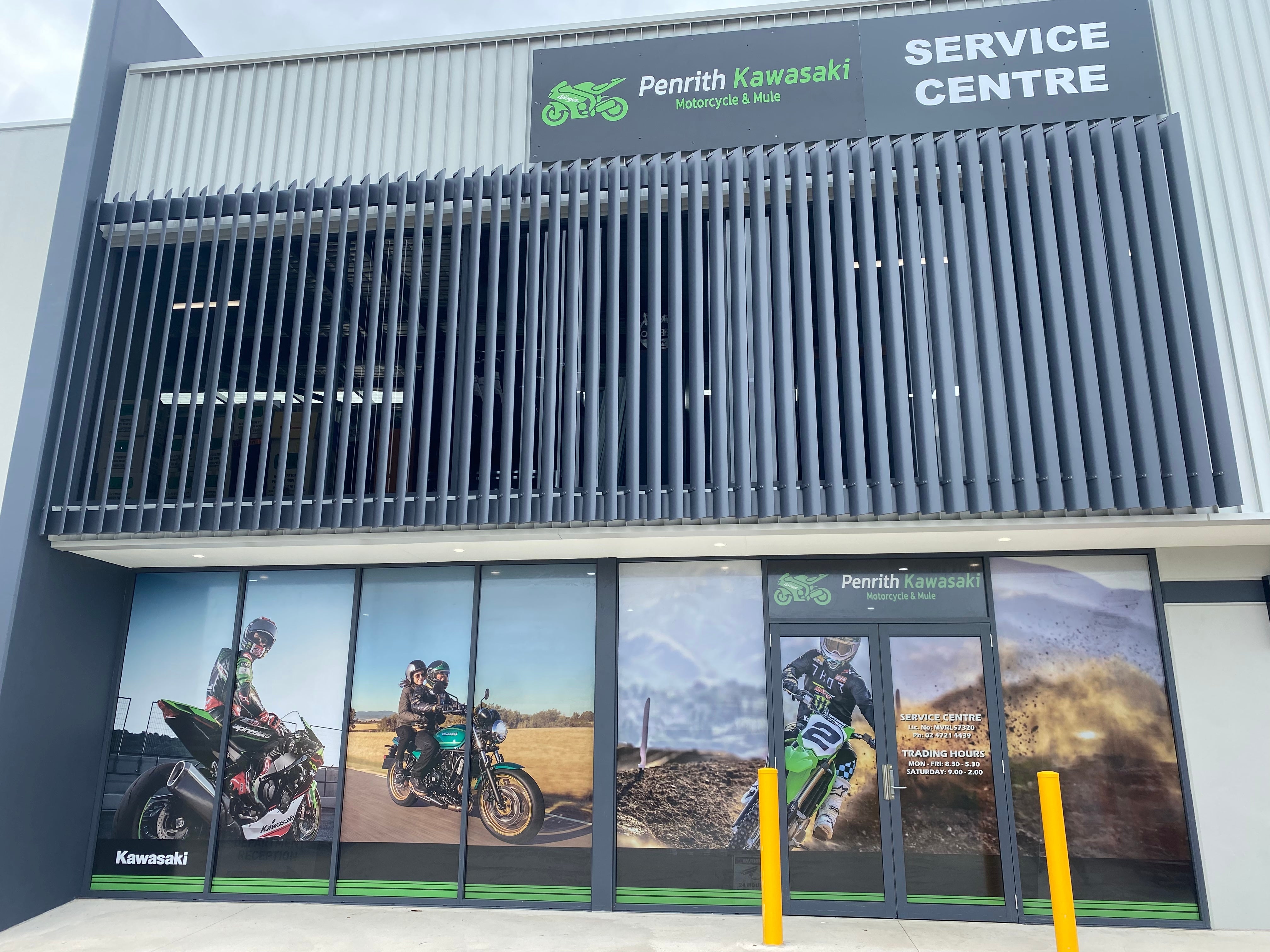 Exterior Signage for Kawasaki Penrith by Signarama Penrith