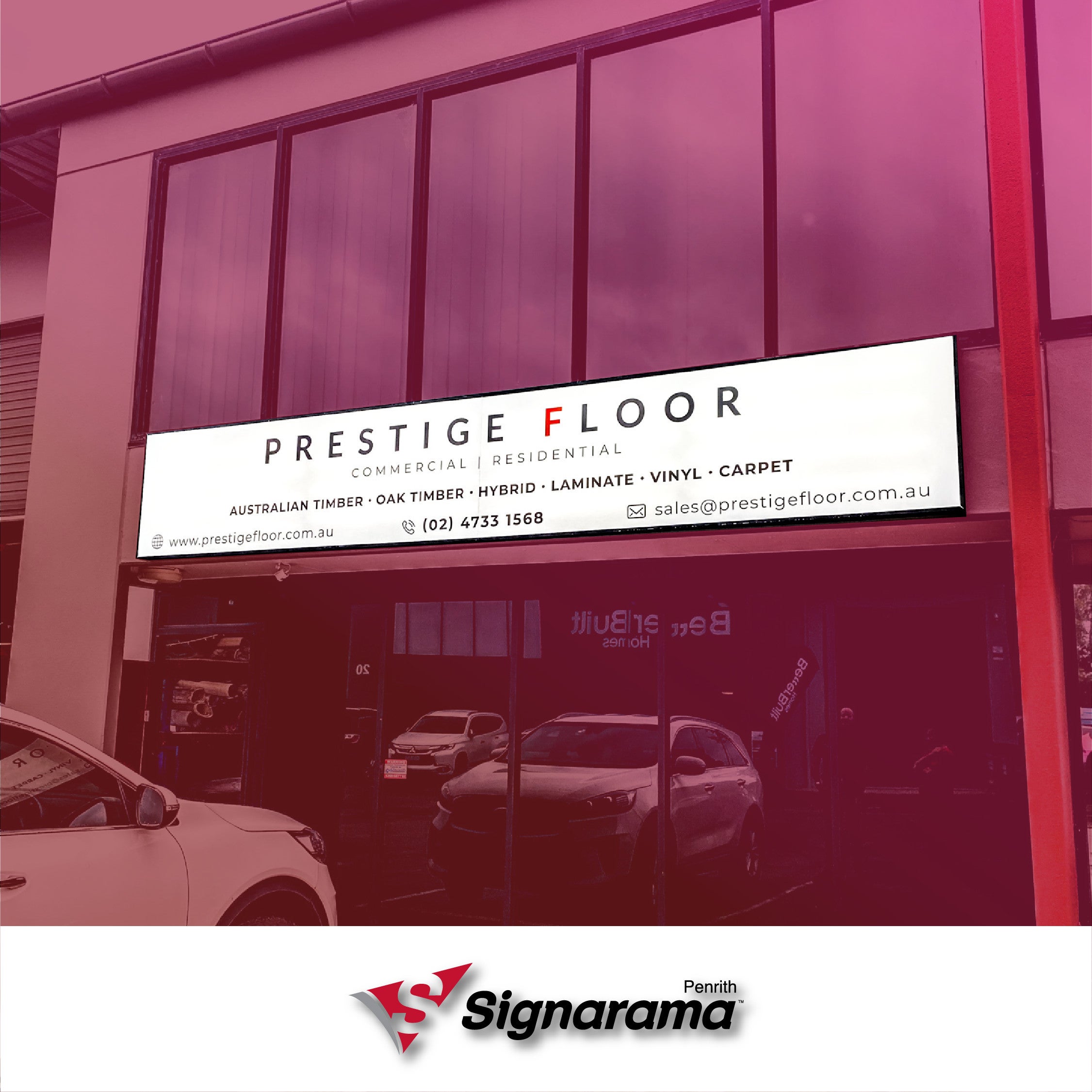 Lightbox Upgrade for Prestige Floor by Signarama Penrith