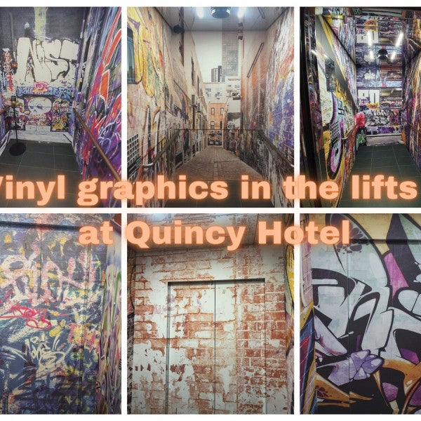 Wall Graphics at Quincy Hotel