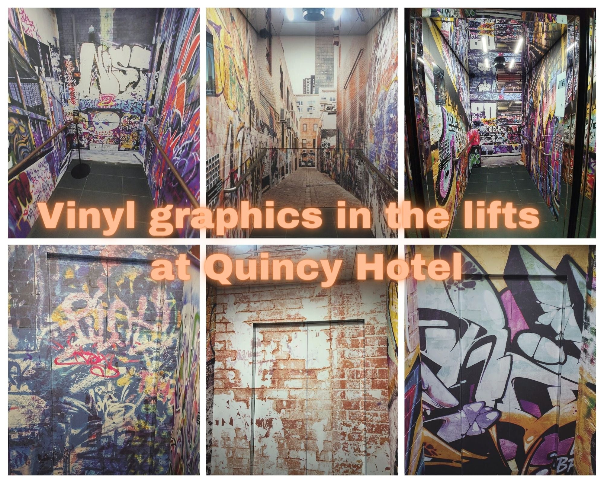 Wall Graphics at Quincy Hotel