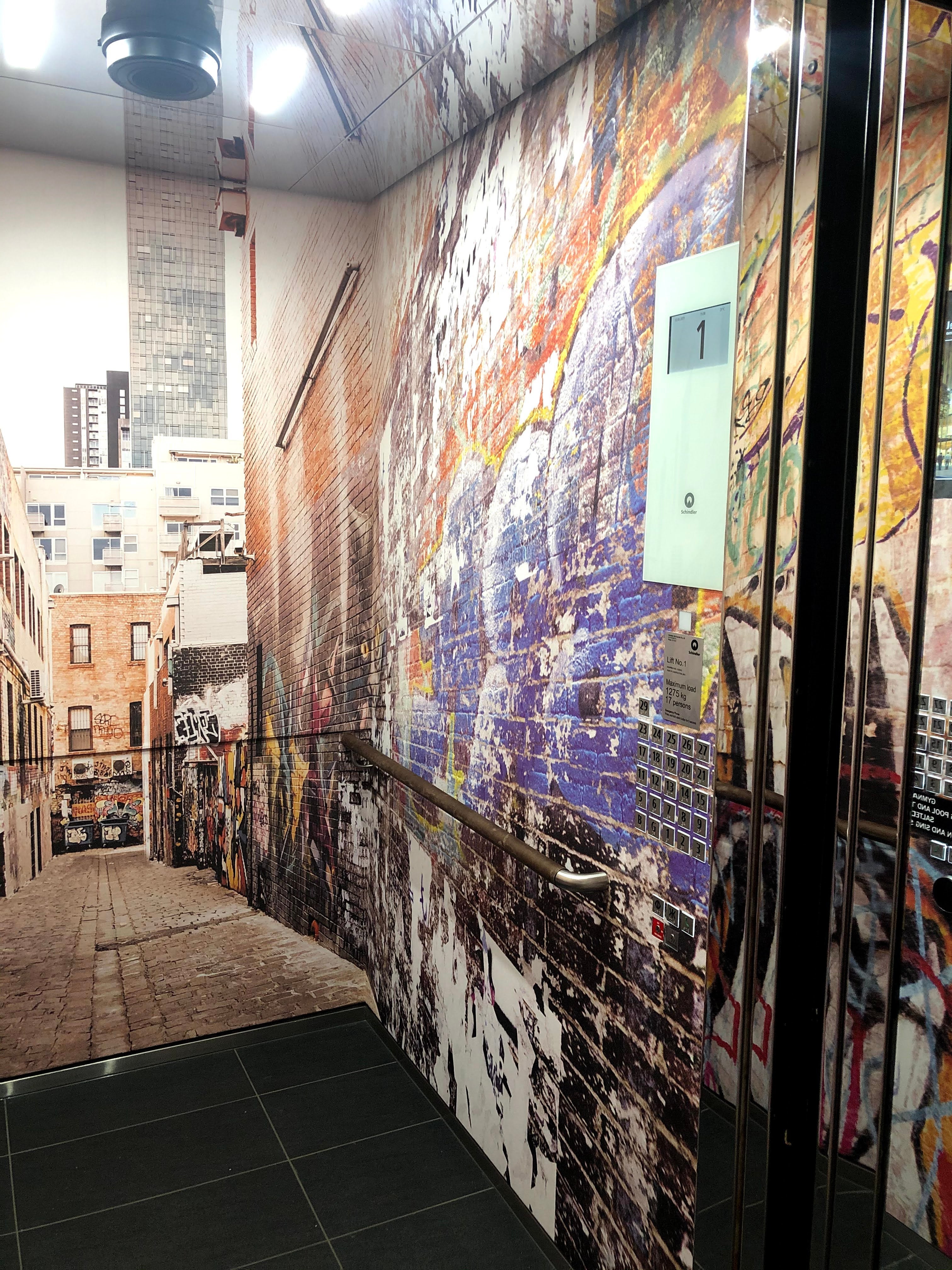 Wall Graphics at Quincy Hotel