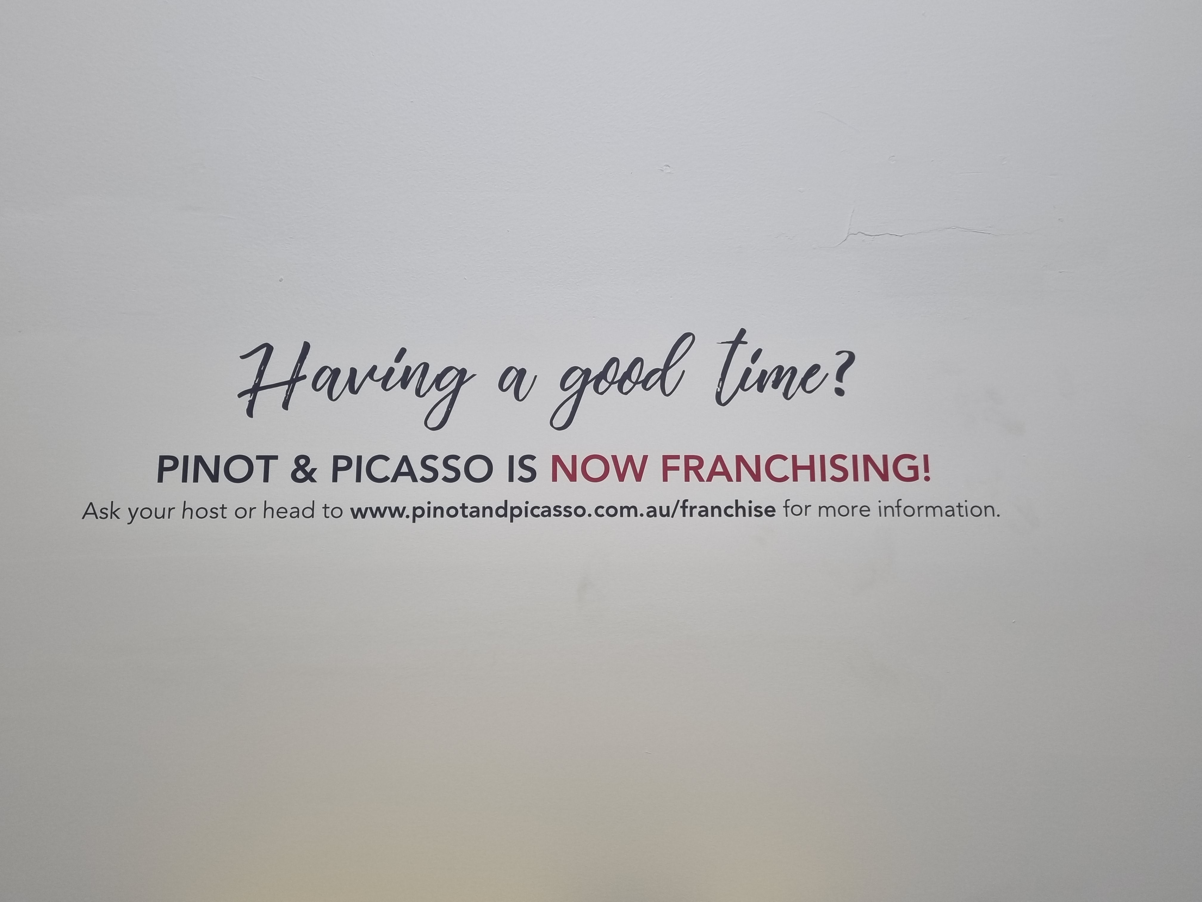 Pinot and Picasso Brand Roll Out