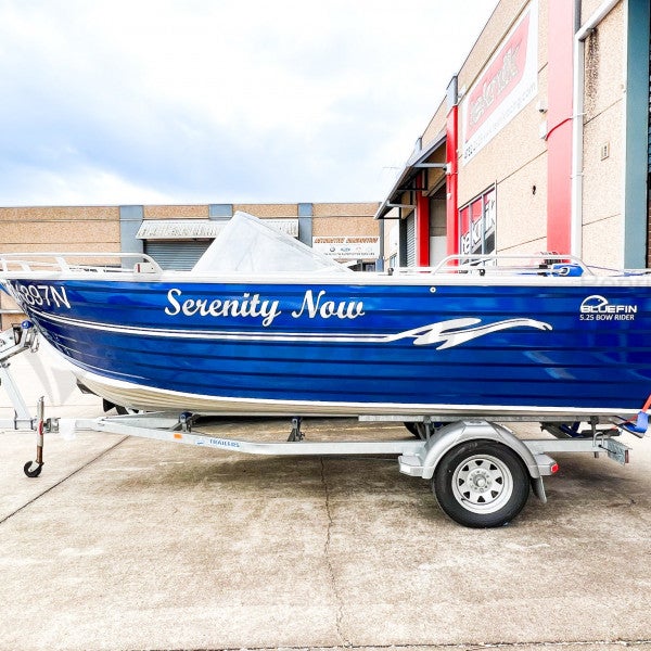 Boat Wrap for customer by Signarama Penrith