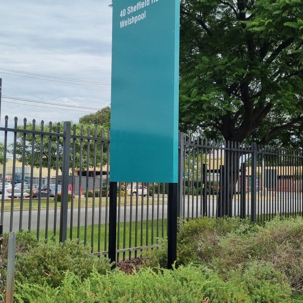Pylon Sign supplied and installed for Toll Group