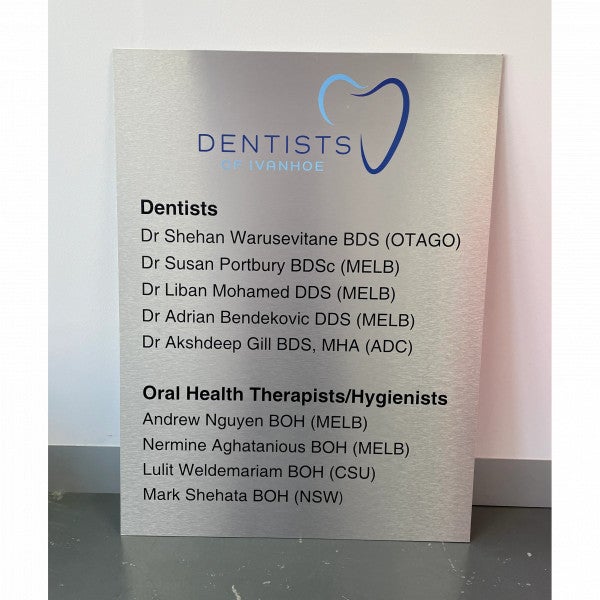 Directory Board - Dentists of Ivanhoe