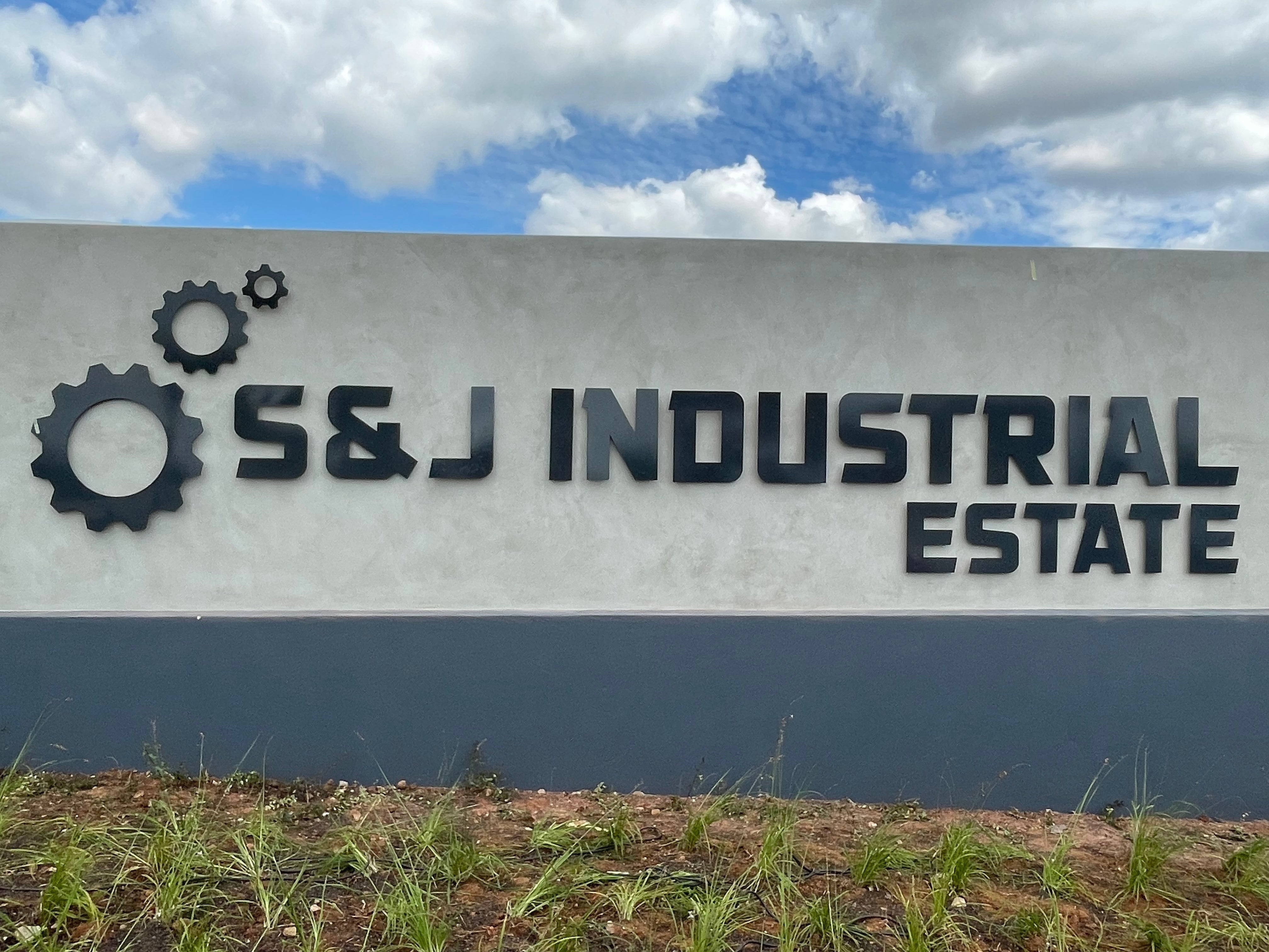 S & J Industrial Estate Wall Signage