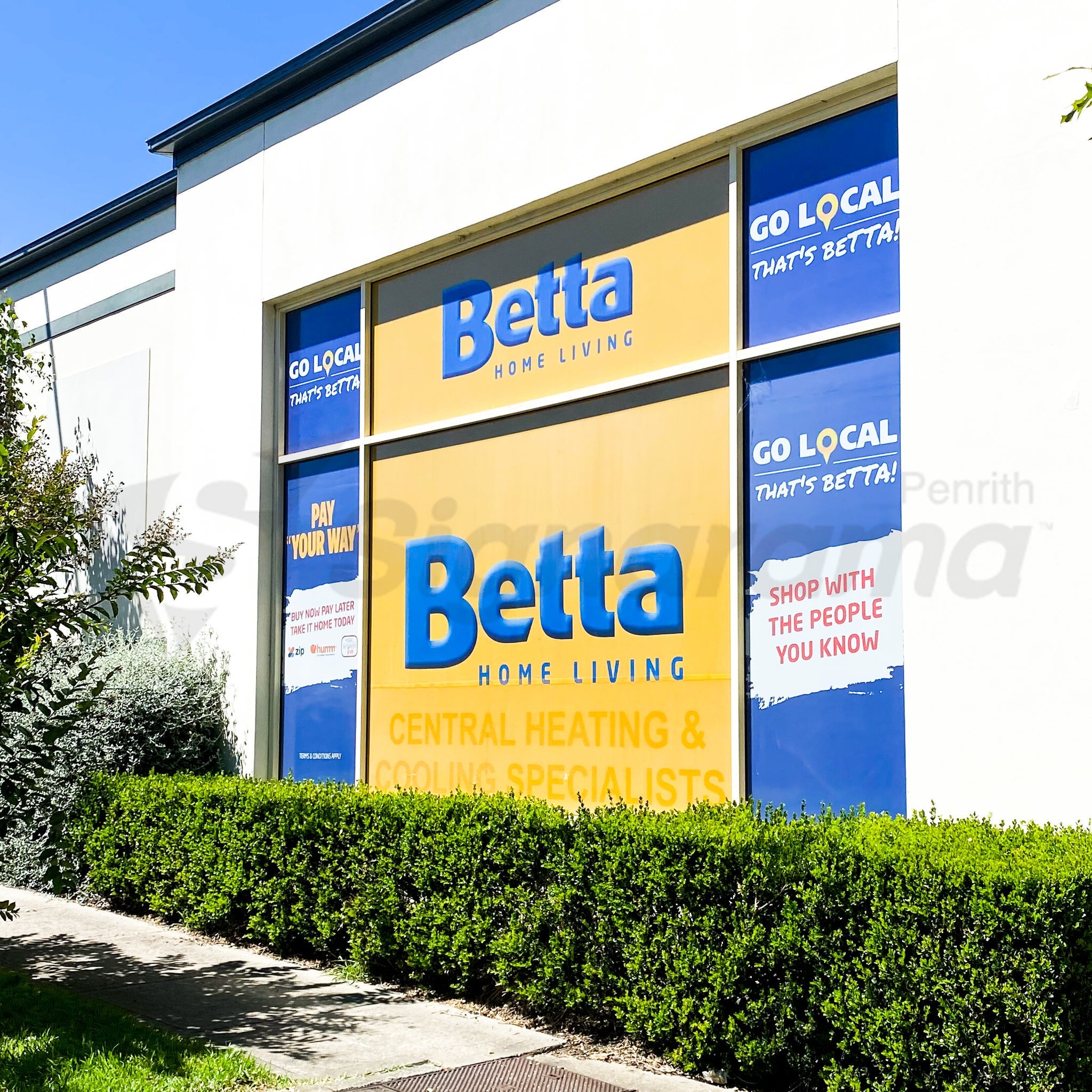 Window Signage for Betta by Signarama Penrith