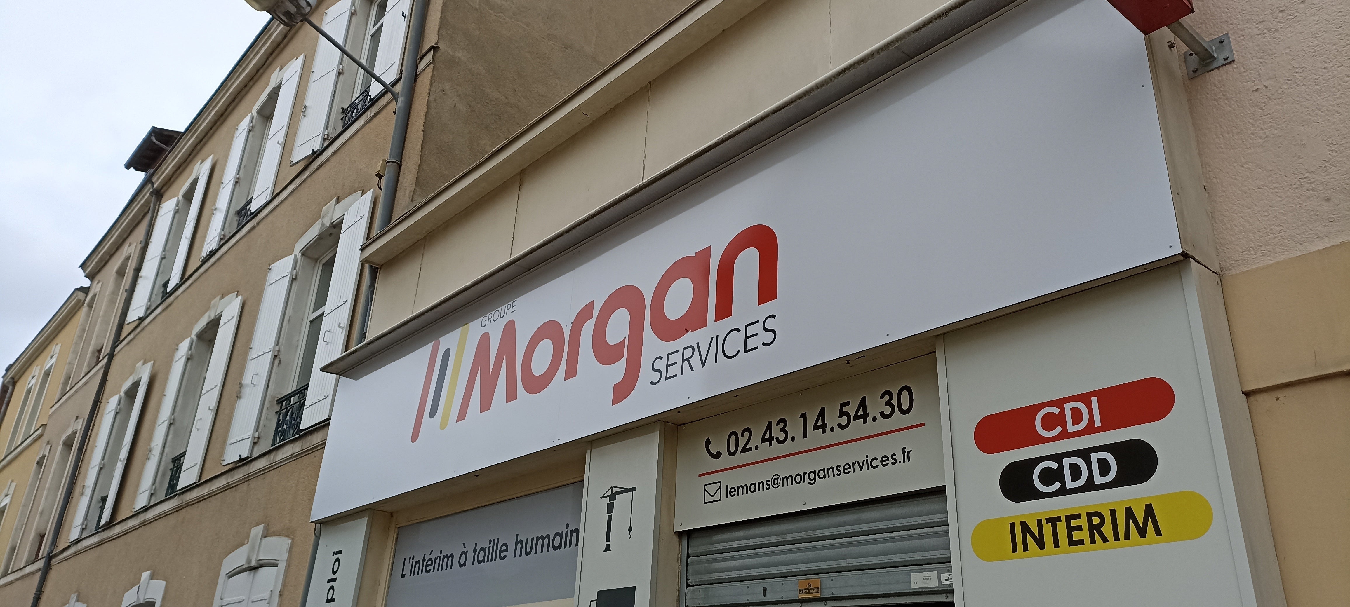 Nouvelle Enseigne - Groupe Morgan Services - Signarama Le Mans