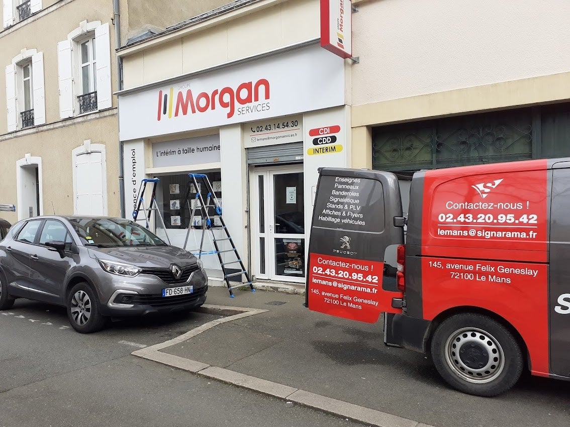 Nouvelle Enseigne - Groupe Morgan Services - Signarama Le Mans