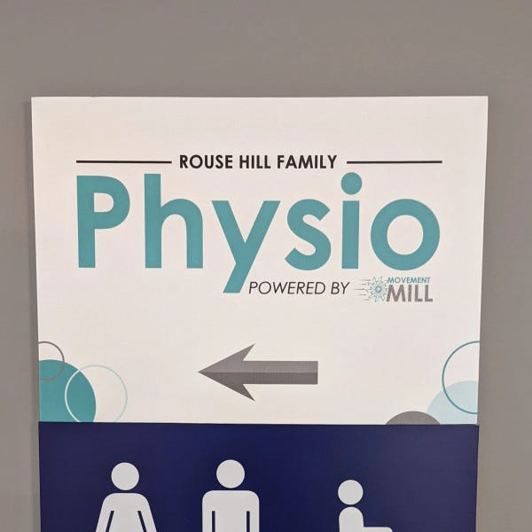 Directional Signage for Rouse Hill Physio