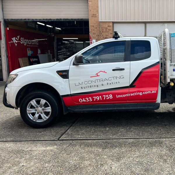 Vehicle Graphics - LM Contracting