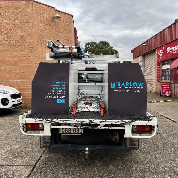 Vehicle Graphics - Barlow Electrical