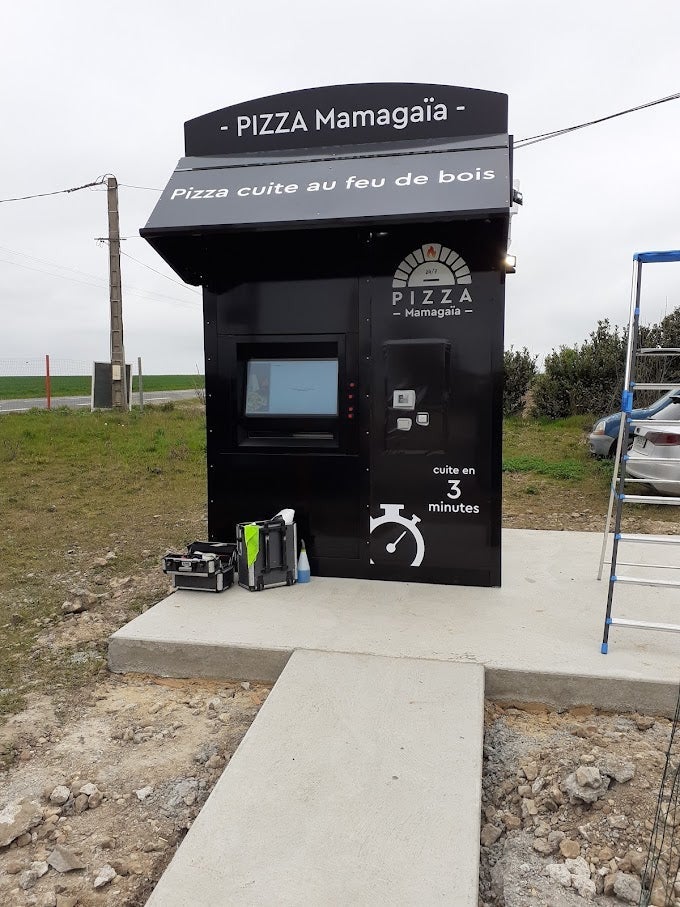 Covering d'un Kiosque à Pizza sur Epuisay par Signarama Le Mans