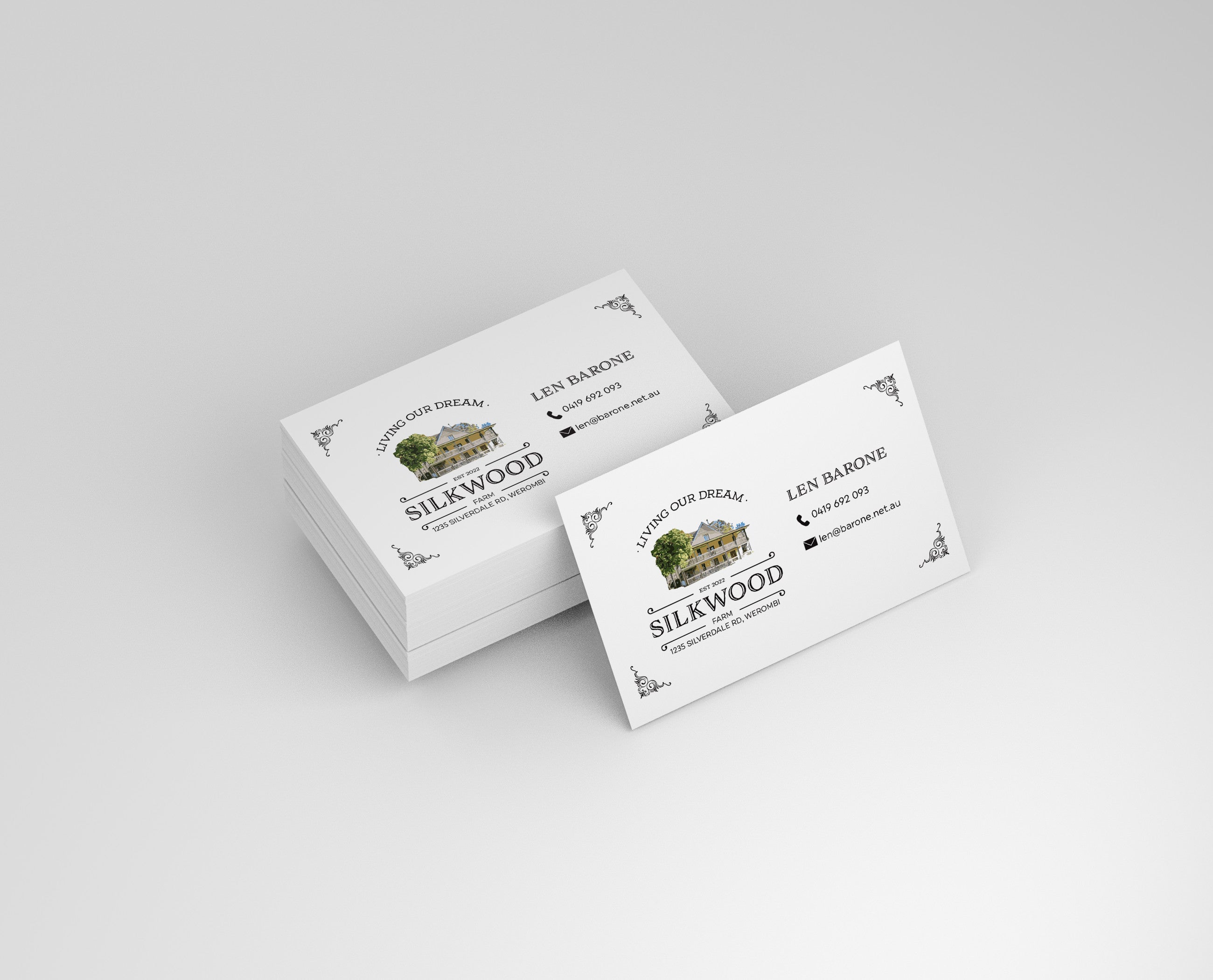 Business Cards for Silkwood Farms by Signarama Penrith