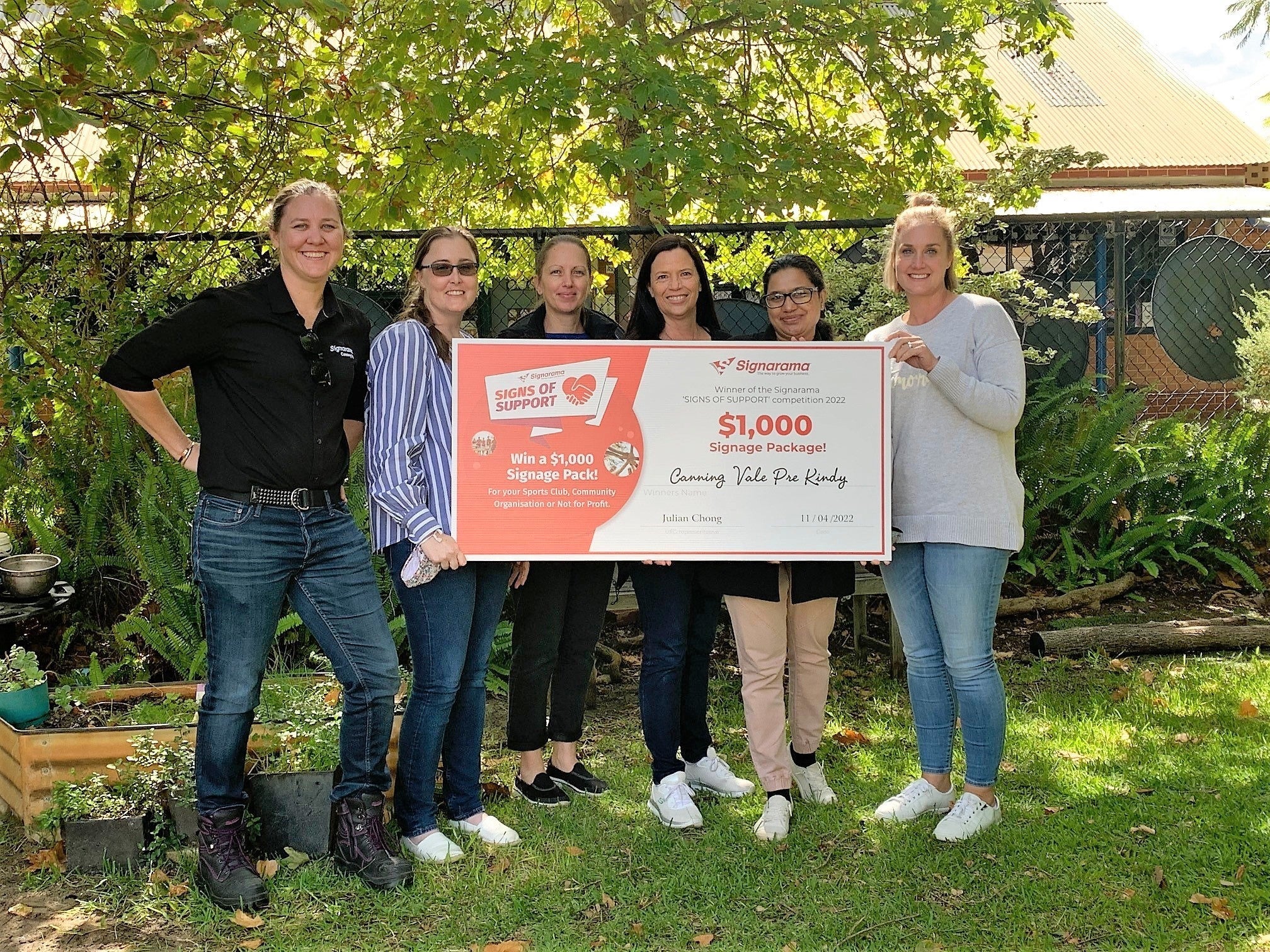 Signs of Support Competition Winners