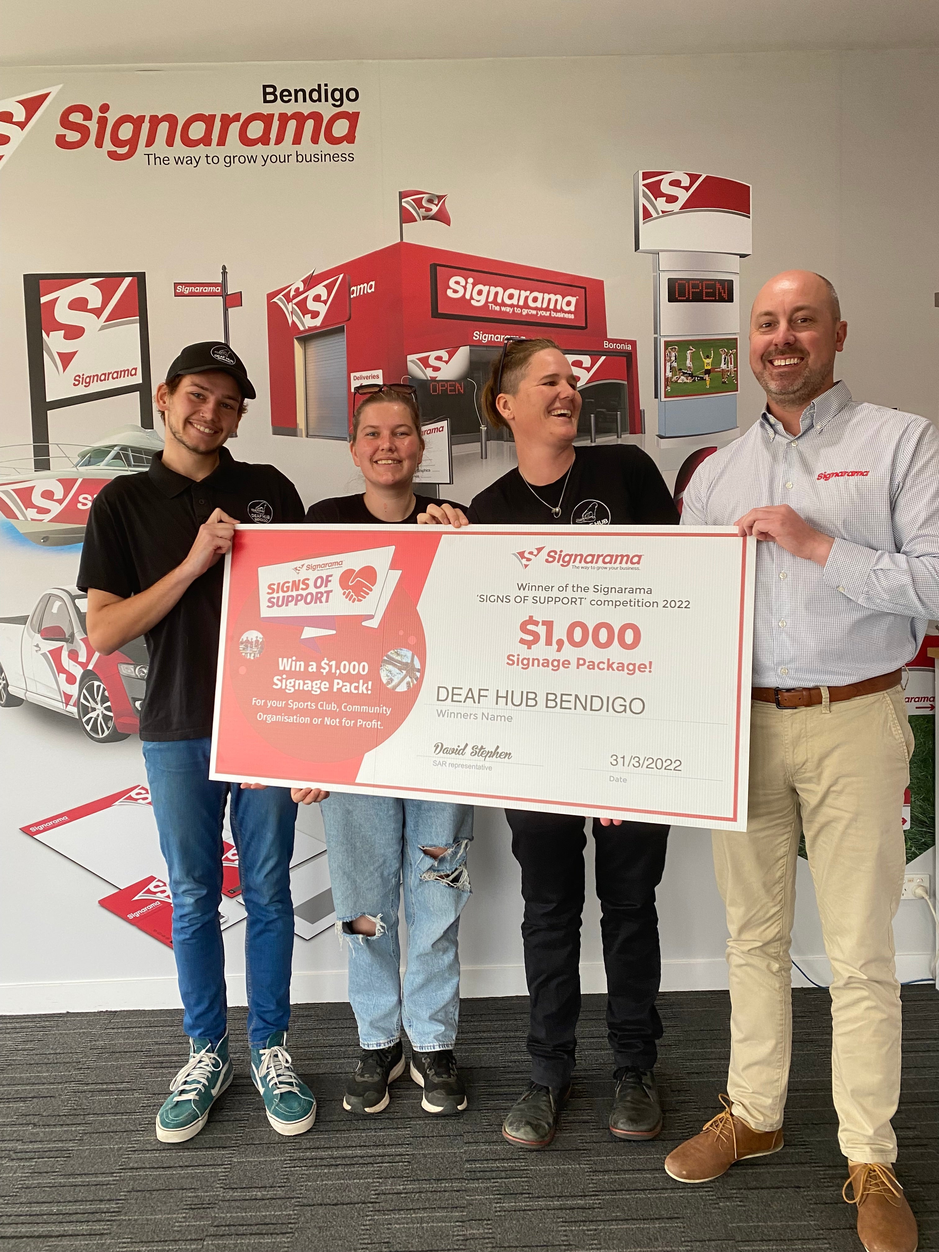 SIGNS OF SUPPORT 2022 WINNER