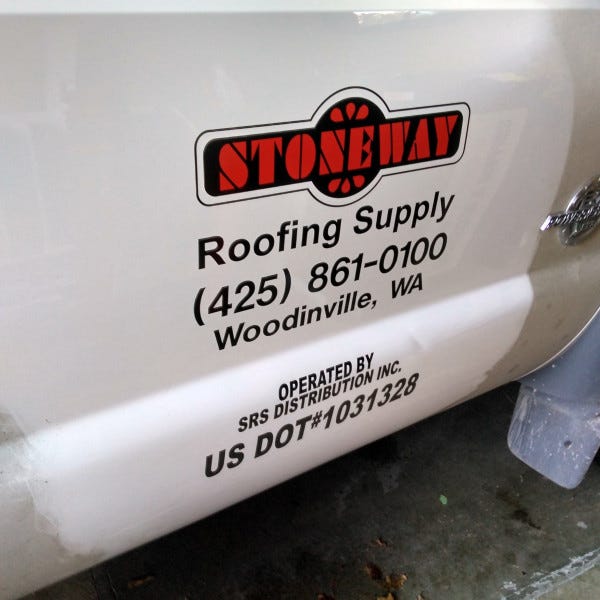 Stoneway - vehicle decal