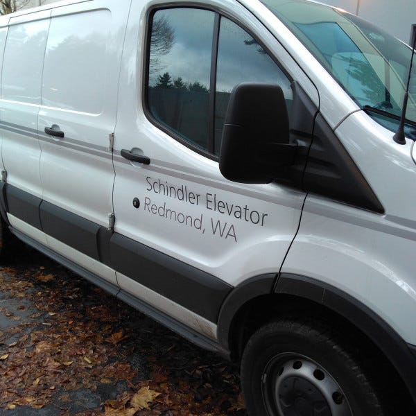 Schindler - vehicle decal