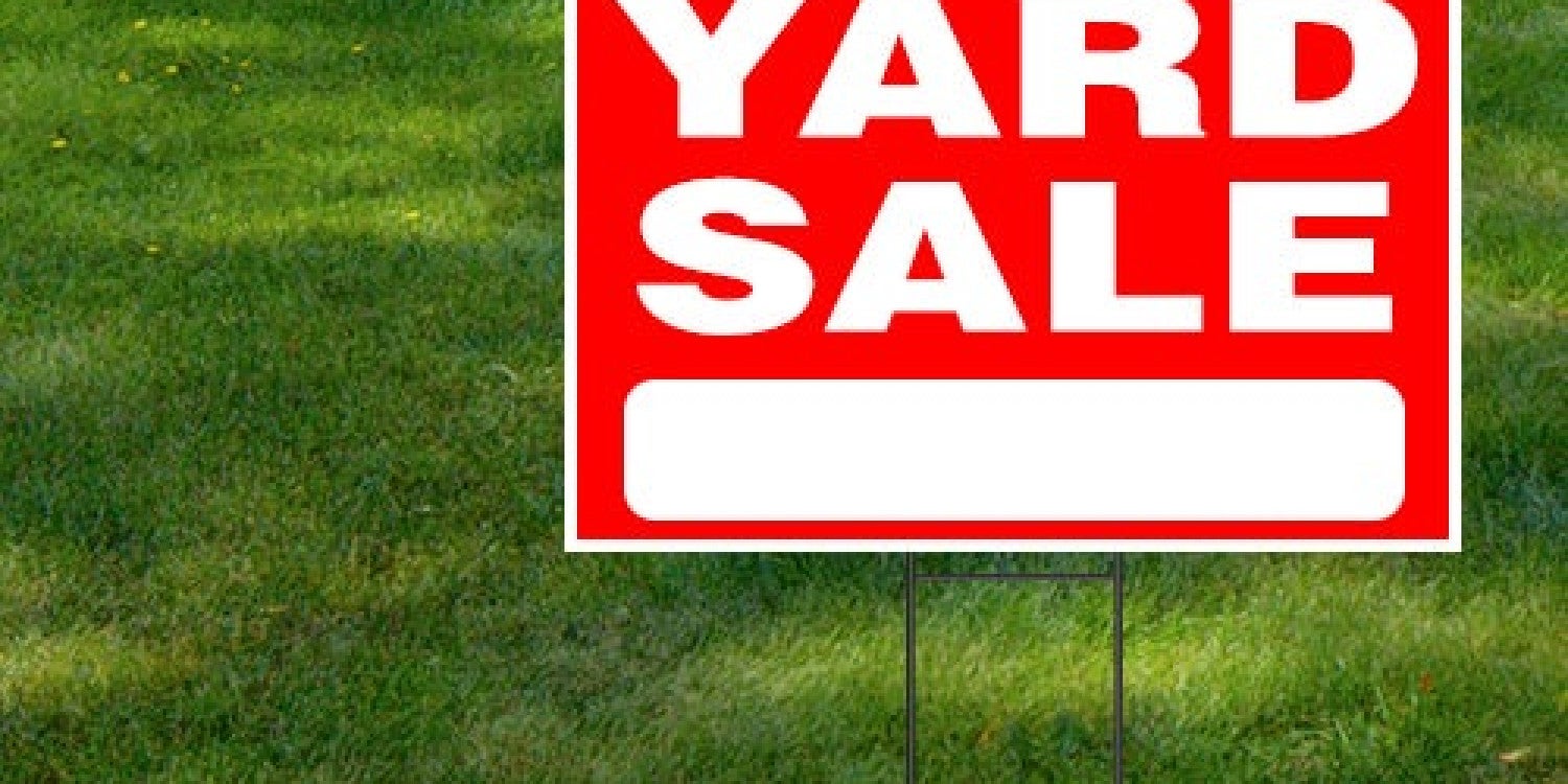 Yard Signs in Ontario, California.