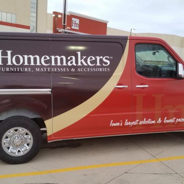Homemakers Full Van Wrap