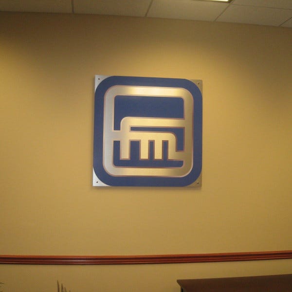 First Metals Interior Wall Sign