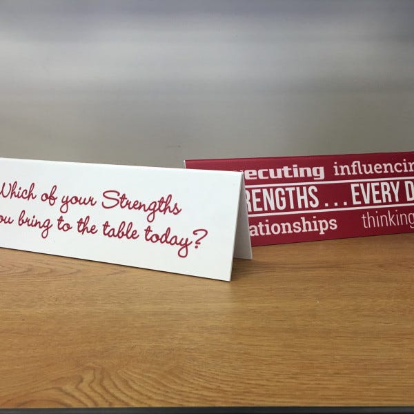 Gateway PVC Table Tents from 2016 in Kenosha, WI