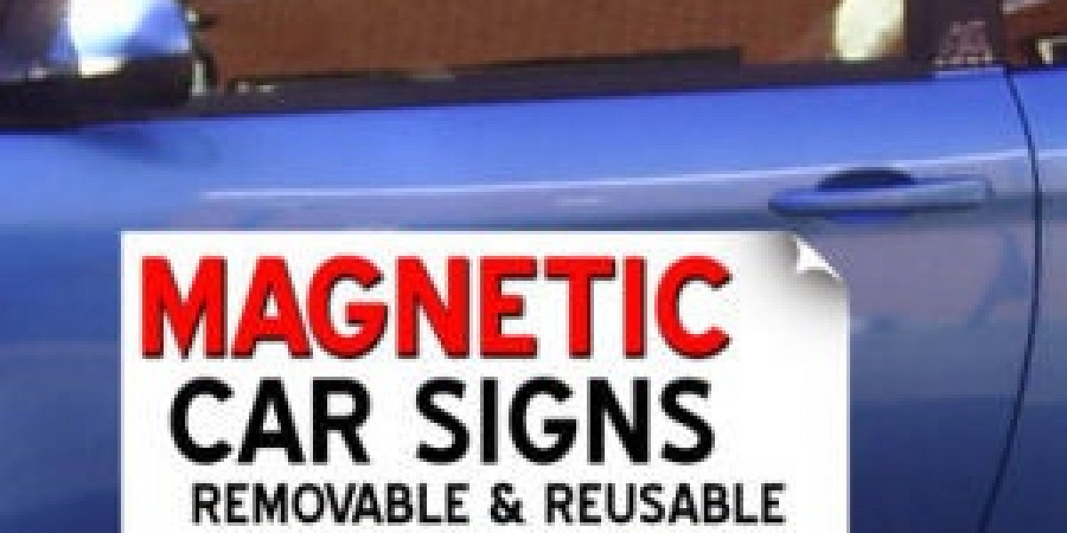 Magnetic Car Signs